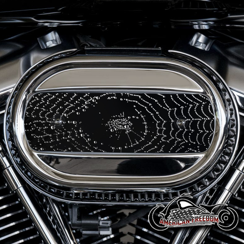 Harley Davidson M8 Ventilator Insert - Spiderweb